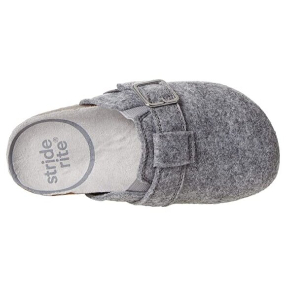 Stride Rite Cozy Felt Textured Rite Kids Clog Slippers Textile Size 1 Washable - Picture 2 of 11